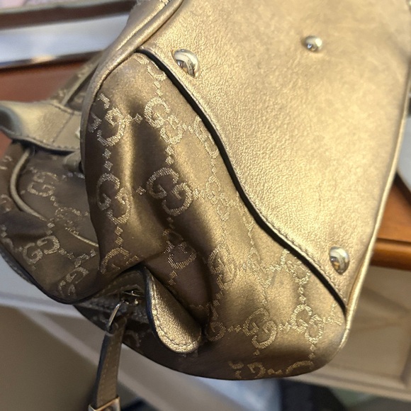 Gucci Brown and Gold GG shoulder bag - Picture 9 of 9
